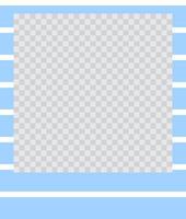 square flat photo frame with ornaments vector