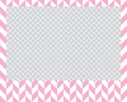rectangle landscape flat photo frame with ornaments vector