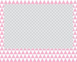 rectangle landscape flat photo frame with ornaments vector