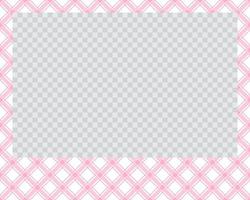 rectangle landscape flat photo frame with ornaments vector