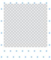 square flat photo frame with ornaments vector