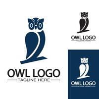 Owl logo vector template