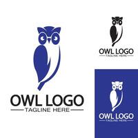 Owl logo vector template