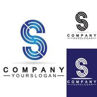 S Logo. Letter S logo icon design template vector