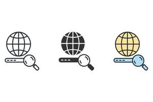 SMM icons  symbol vector elements for infographic web