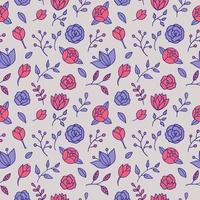 Seamless texture with floral background, pattern from flowers, wallpaper vector