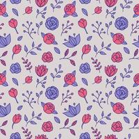 Seamless texture with floral background, pattern from flowers, wallpaper vector