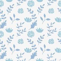Seamless texture with floral background, pattern from flowers, botanical composition, wallpaper vector
