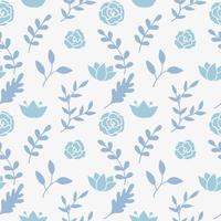 Seamless texture with floral background, pattern from flowers, botanical composition, wallpaper vector