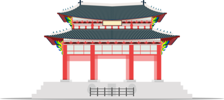 porte carrée gwanghwamun palais gyeongbokgung à séoul corée du sud png