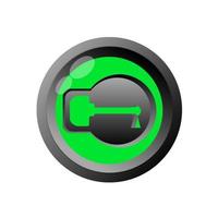 Protection lock icon. with transparent background vector