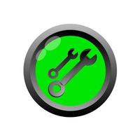 machine tool lock icon vector