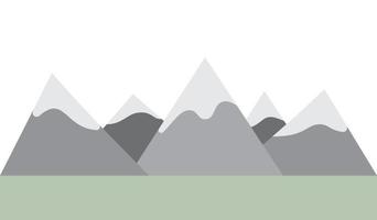 tundra landscape illustration vector