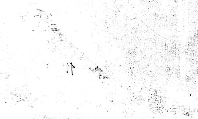 Grunge distressed dust particle white and black. Abstract overlay white background.