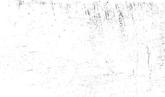 partícula de polvo envejecida grunge blanco y negro. fondo blanco superpuesto abstracto. vector