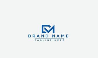 DM Logo Design Template Vector Graphic Branding Element