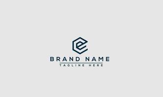 EE Logo Design Template Vector Graphic Branding Element.