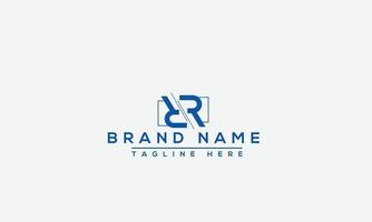 RR Logo Design Template Vector Graphic Branding Element