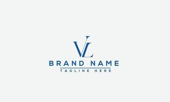 VL Logo Design Template Vector Graphic Branding Element