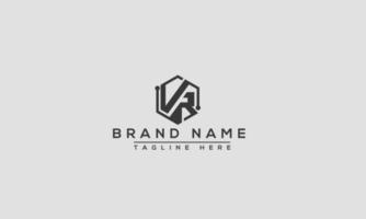 VR Logo Design Template Vector Graphic Branding Element.