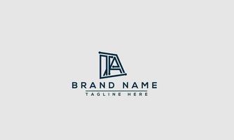 TA Logo Design Template Vector Graphic Branding Element.