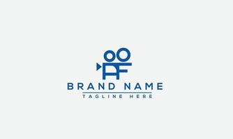 AF Logo Design Template Vector Graphic Branding Element