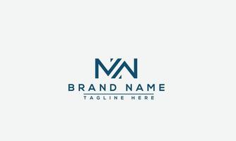 MW Logo Design Template Vector Graphic Branding Element.