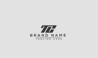 TC Logo Design Template Vector Graphic Branding Element.