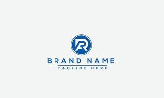 AR Logo Design Template Vector Graphic Branding Element.