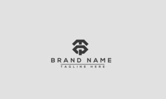 TR Logo Design Template Vector Graphic Branding Element.