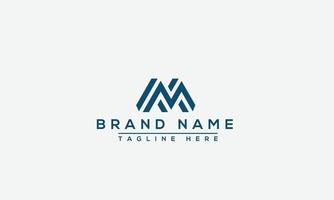 MM Logo Design Template Vector Graphic Branding Element.