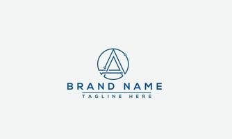 A Logo Design Template Vector Graphic Branding Element.