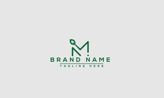 M Logo Design Template Vector Graphic Branding Element.