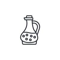 Vinegar icons  symbol vector elements for infographic web