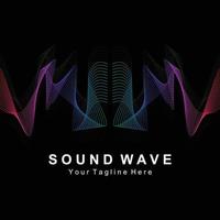 Sound waves vector illustration