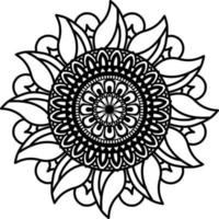 Mandala Print Background vector
