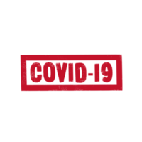 Red text effect design for corona virus. Covid-19 text disaster alert deadly virus. png