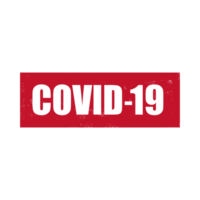 Red text effect design for corona virus. Covid-19 text disaster alert deadly virus. png