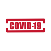 Red text effect design for corona virus. Covid-19 text disaster alert deadly virus. png