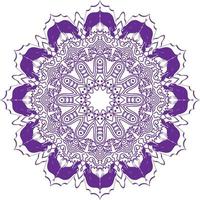 mandala violeta, mandala exclusivo, diseño de mandala vector