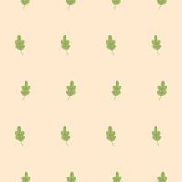 Green oak leaf pattern. Autumn illustration for backgrounds, advertising, print, wrapping paper, web. vector