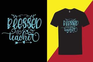 camiseta de tipografía creativa para maestro o educador, enseñar amor inspirar, vida del maestro, estrella de rock educativa, camiseta genial para su diseño de camiseta sin educador vector