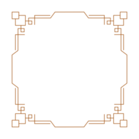 klassisches art deco im geometrischen linienstil für rahmendesign png