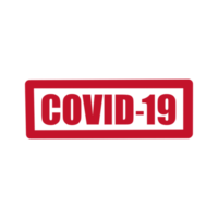 Red text effect design for corona virus. Covid-19 text disaster alert deadly virus. png