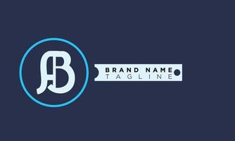 Alphabet letters Initials Monogram logo AB, BA, A and B vector