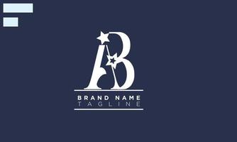 Alphabet letters Initials Monogram logo AB, BA, A and B vector