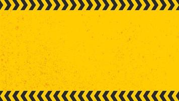 Construction Background with Grunge texture yellow and black template vector