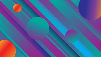 fondo abstracto con rayas de colores, combinaciones de colores de fondo degradado 3d vector