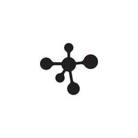 Molecule icon vector