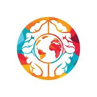 Smart world logo symbol design. vector